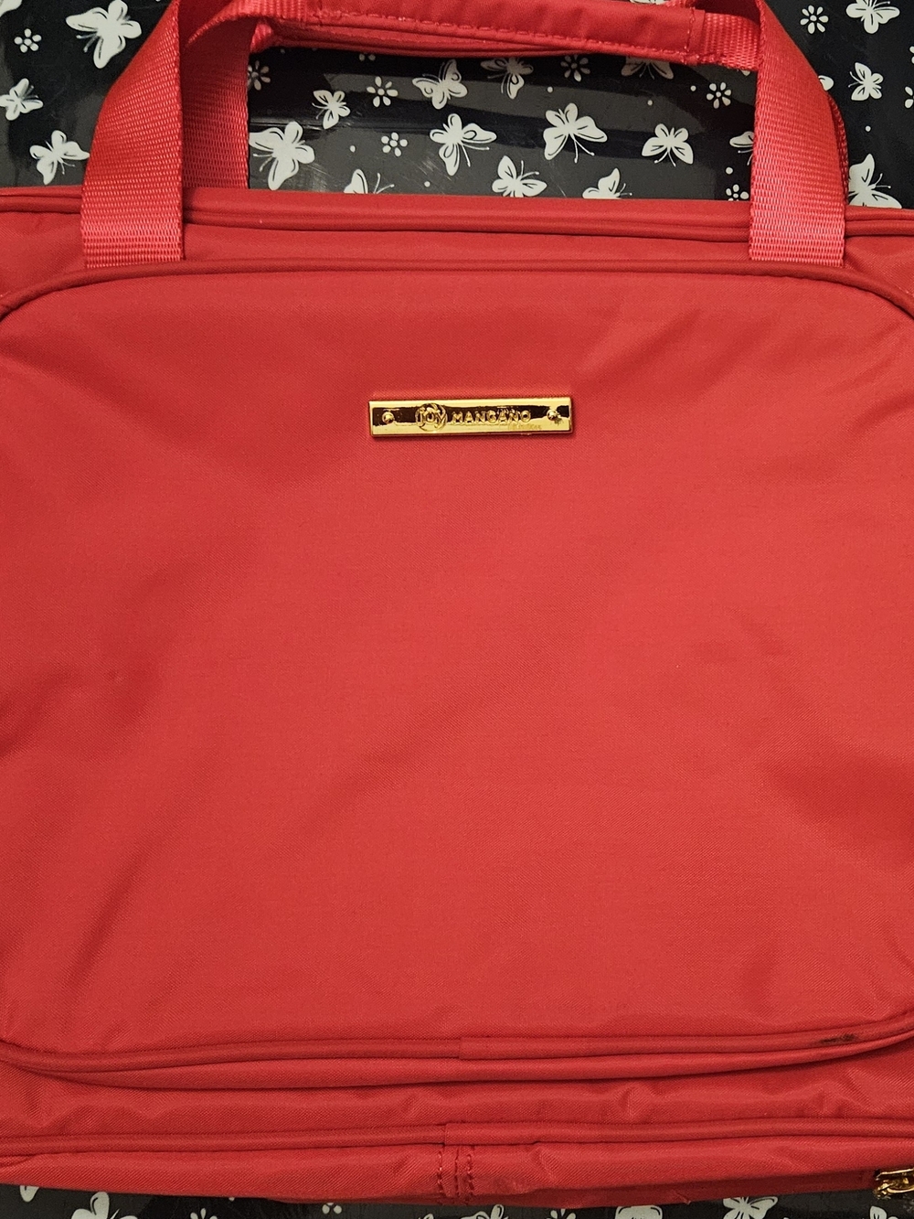 Joy Mangano Hot Pink Women's Travel Cosmetic Bag